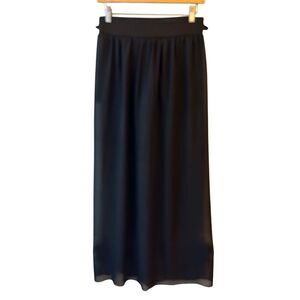 Wet Seal sheer wrap slit skirt with built-in shorts Small fairygoth whimsygoth